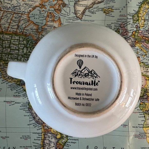 TROUVAILLE United States Color-In Map Mug ~  Geography ~ Road Trips ~  USA Map - Picture 8 of 8